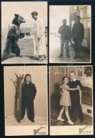 cca 1900-1940 Vegyes fotó tétel (kirándulások, tájképek, családi, katonai fotók, stb.), 30 db, 8,5x1...