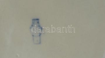 Zsolnay kisfiú a búgócsigával, fehér mázas, jelzett, hibátlan, m:11 cm, h: 14 cm (tervező:Sinkó Andr...