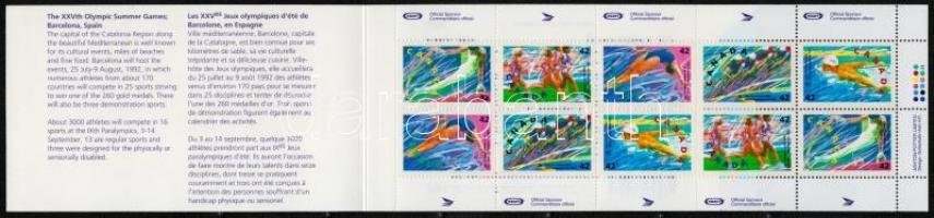 Téli olimpia Albertville bélyegfüzet, Winter Olympics Alberville stamp-booklet