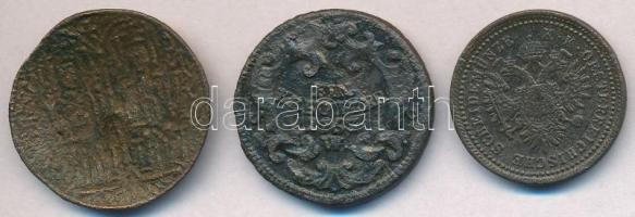 Vegyes: 1172-1196. Rézpénz Cu "III. Béla" valószínűleg hamis / probably fake (2,73g) + 176...