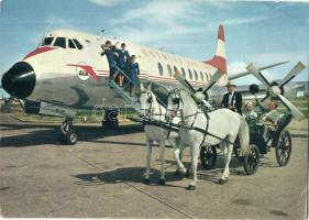 22 db MODERN főleg megíratlan repülős motívumlap, repülőgépek, Malév térképek / 22 MODERN mostly unu...