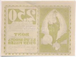 Budapest 1920. 10f-5K (7xklf) "Amatőrök Forgalmi Szövetkezete" T:I,I-