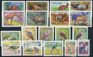 1981 18 klf bélyeg, közte sorok, 18 stamps