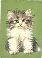 27 db MODERN macska motívumlap / 27 MODERN cat motive cards