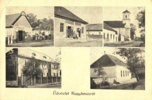 Nagykeszi, Velke Kosihy; üzletek, templom / shops, church (EK)