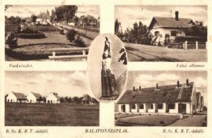 Balatonszéplak (Siófok), Felső vasútállomás, B.SZ.K.R.T. üdülő