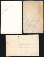 cca 1938-1943 10 db katonafotó, egy részük hátulján feliratozva, 14×9 cm