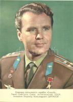 6 db MODERN főleg megíratlan űrhajózás motívumlap: holdra szállás, rakétakilövés, szovjet asztronaut...