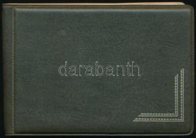 cca 1970-1990 Autókat és motorokat ábrázoló fotók, 23 db, albumban, album mérete: 10x15 cm