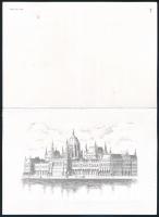 Göncz Árpád (1922-2015) író, műfordító, köztársasági elnök sajátkezű aláírása és sorai az Országháza...