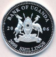 Uganda 2006. 2000Sh Ag "A labdarúgás halhatatlanjainak csarnoka - Anglia 1960-as évek / Jackie ...