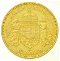 1893KB 10K Au "Ferenc József" Körmöcbánya (3,37g/0.900) T:2-
Hungary 1893KB 10 Korona Au ...