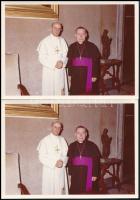 1983 Bánk József (1911-2002) váci érsek-püspök aláírása Bozó Gyula (1913-2004) grafikus-iparművészne...