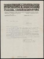 Vegyes cserkész tétel, összesen 5 db: különféle levelek cserkész ügyekben, Magyar Cserkészszövetség ...