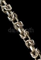 Ezüst(Ag) nyaklánc, jelzett, h: 52 cm, nettó: 13,8 g