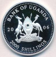 Uganda 2006. 2000Sh Ag "A labdarúgás halhatatlanjainak csarnoka - Magyarország 1960-as évek / A...