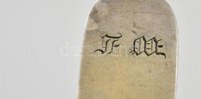 Antik ezüst(Ag) evőkanalak, 5+1 db, jelzettek, nettó: 391 g