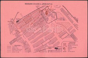 1938 XXXIV. Nemzetközi Eucharisztikus Kongresszus tagsági jegye, belsejében térképpel