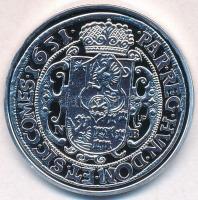 DN "Magyar tallérok utánveretben - II. Rákóczi György tallérja 1651" Ag emlékérem tanúsítv...
