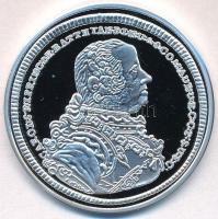 DN Magyar tallérok utánveretben - Battyhány Károly herceg tallérja 1764 Ag emlékérem tanúsítvánnyal (20g/0.999/38,6mm) T:PP