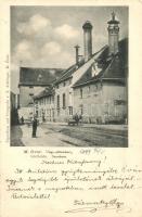 1899 Magyaróvár, Mosonmagyaróvár; Főhercegi sörfőzde, sörgyár, S. Aichinger felvétele és kiadása / Brauhaus