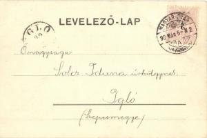 1899 Magyaróvár, Mosonmagyaróvár; Főhercegi sörfőzde, sörgyár, S. Aichinger felvétele és kiadása / B...