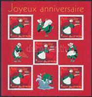 Birthday greeting stamps mini sheet, Születésnapi üdvözlőbélyegek kisív