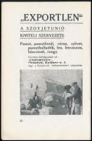 1941 A Szocialista Tanácsköztársaságok Szövetsége a Budapesti nemzetközi Árumintavásáron,  42p