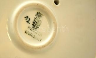 Zsolnay kacsa pár, kézzel festett, jelzett, hibátlan, m:17 cm