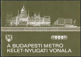 1972 A budapesti metró kelet-nyugati vonala. Bp., Hungexpo. Tűzött papírkötésben, jó állapotban.