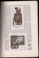 Niemann, Ernst: Das Telephon. Bielefeld, Leipzig, 1911, Verlag von Velhangen&Klasing. Kiadói pap...