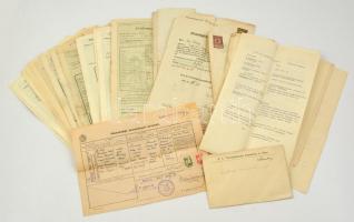 cca 1910-1920 A Sternberg-család iratai, nagyrészt iskolai bizonyítányok, anyakönyvi kivonatok