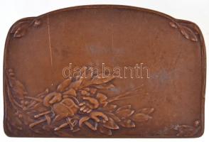 Franciaország ~1900. Vívó jelzett Br díjplakett. Szign.: Marie Alexandre Lucien Coudray (44x66mm) T:...