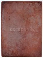 ~1930. "Orsz. jun. kard I. - 1933. V. 21." fém díjérem (43x58mm) T:1-,2 kis ph