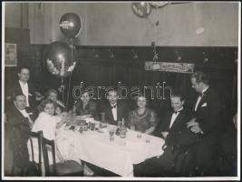 1938 Budai Katholikus Kör bál 2db  fotó, 18x24cm