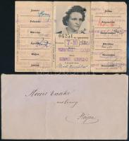 cca 1900-1940 Vegyes nyomtatvány, okmány és papírrégiség tétel kis reklámmal