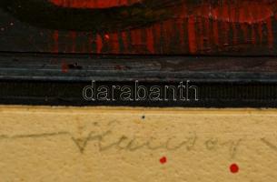 Hauser jelzéssel: Kispest 1942. Vegyes technika, karton, 26×19 cm