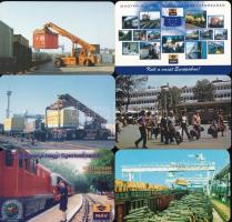 1973-2001 15 db MÁV-reklámos kártyanaptár