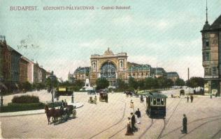 Budapest VII. Keleti (Központi) pályaudvar, villamosok, Gazdasági gépek üzlete (Rb)