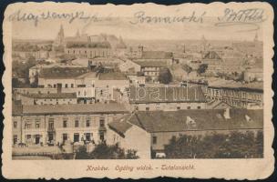 1918 A Budai 33 FC focicsapat tagjainak (pl. Zsák Károly) aláírása a Krakkóból hazaküldött képeslapo...