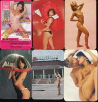 1983-2012 20 db különféle erotikus kártyanaptár