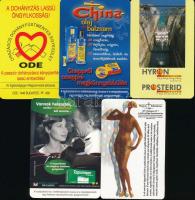 1983-2017 15 db különféle egészségügyi-gyógyszerész motívumos kártyanaptár