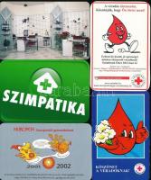 1983-2017 15 db különféle egészségügyi-gyógyszerész motívumos kártyanaptár