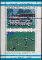 Labdarúgó VB, Mexikó kisívsor Football World Cup, Mexico mini sheet set