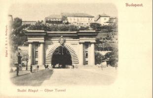 Budapest I. Budai Alagút, Rigler J. E. rt. kiadása / Ofner Tunnel