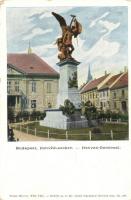 Budapest I. Dísz tér, Honvéd szobor. Walter Haertel No. 488.