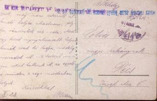 Képeslap "M. Kir. budapesti 30. honvéd gyalog ezred műszaki század"+"TP414", Postcard "M. Kir. budapesti 30. honvéd gyalog ezred műszaki század"+"TP414"