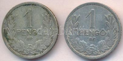 1927. 1P Ag (2x) T:2- Adamo P6