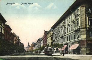 Budapest VIII. József körút, Párisi áru üzlet, 6-os villamos