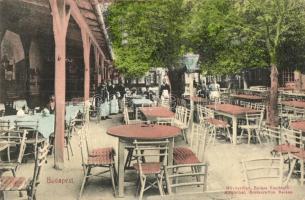 Budapest II. Hűvösvölgy, Balázs vendéglő kerthelyisége  (r)